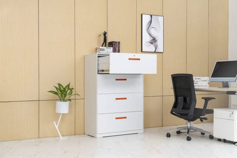 3-Drawer Lateral Files Locking Metal Wide File Cabinet with Drawers for Office Home