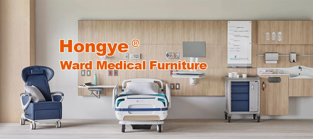 Furniture Factory Custom Medical Ward Bedside C-Locker Storage Cabinet ABS Hospital C Locker with Door