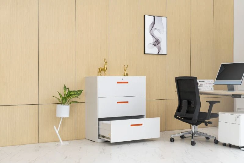 Steel Construction Metal Organizer 5 Drawer Lateral File Cabinet Office Lateral File Cabinet