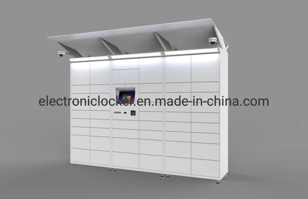 Safe Intelligent Multiple Doors Electronic Delivery Parcel Locker