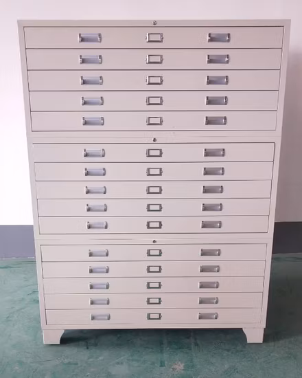 大容量ファイルカードフラット引き出しキャビネット建築図面、引き出し、引き出し、デザイン用