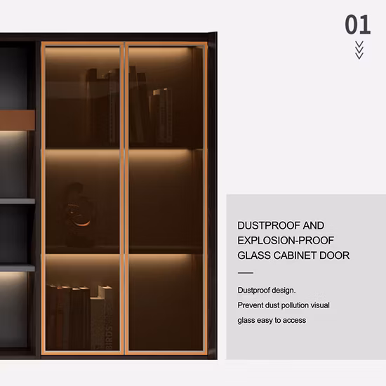 競争力のある価格、オープンレセプション、カタール製の豪華な4面引き出し本棚と木製ファイリングキャビネット