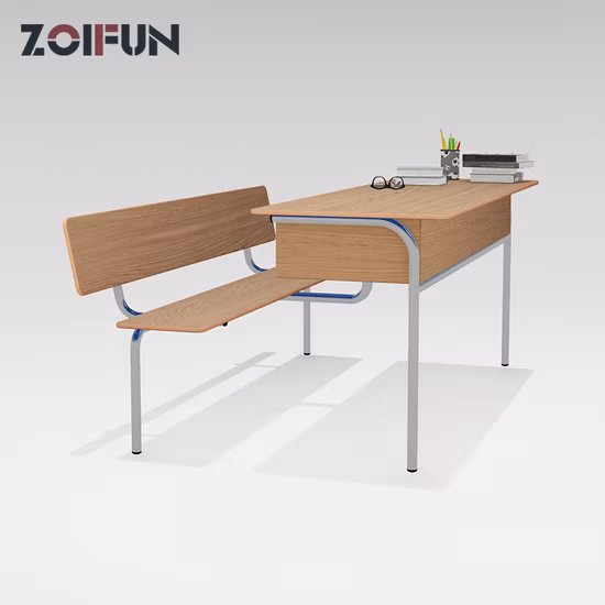 モダンな椅子、机、小学生、教室、ミディアムメタル、学校の装飾